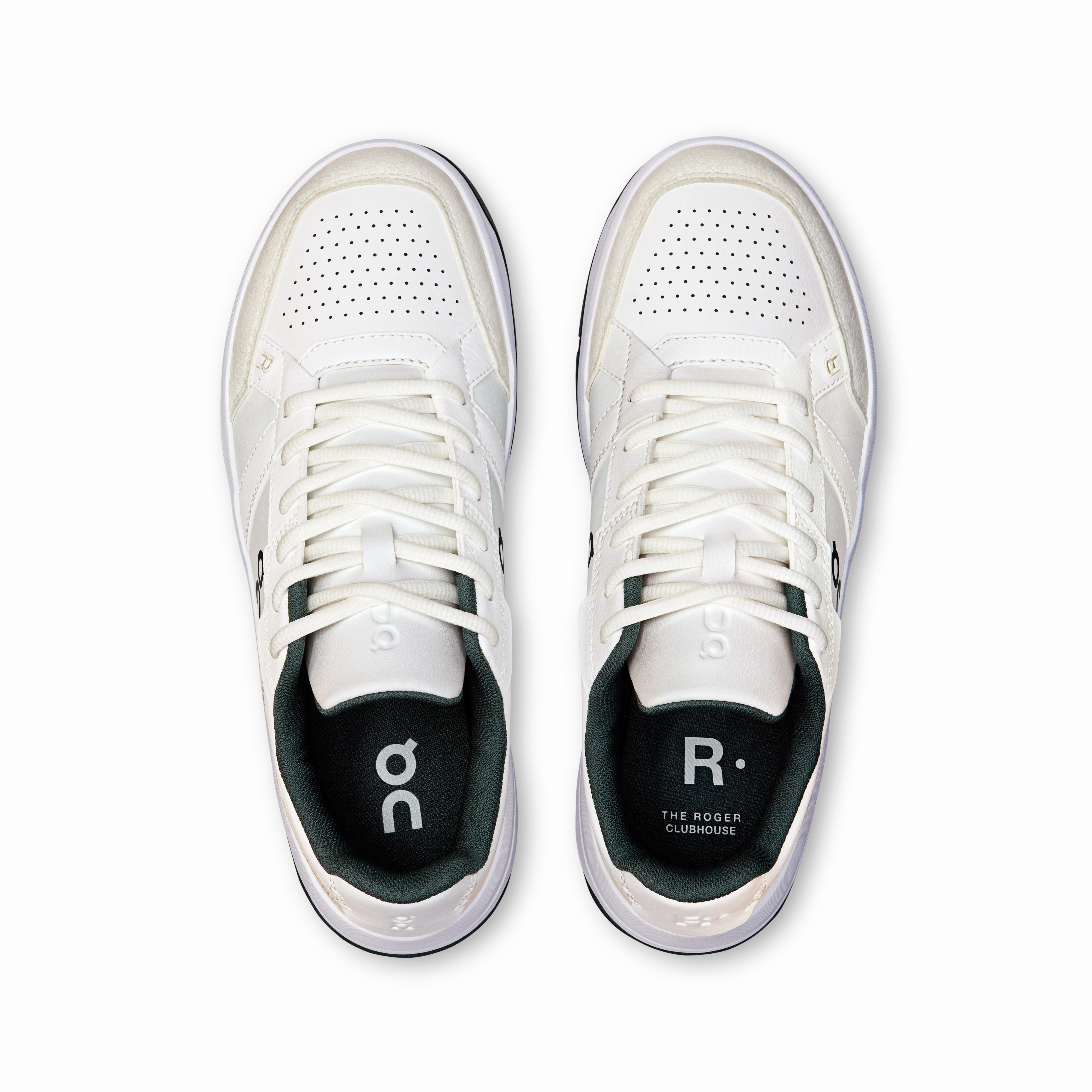 On Running The Roger Clubhouse White Evergreen (Women'S) Tennis Lacoste Shoes