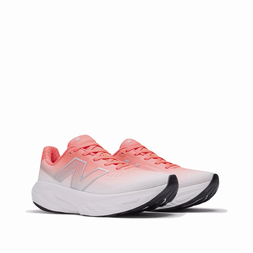 New Balance Women's Fresh Foam X 1080v14 Sneaker in Urgent Red with Silver Metallic and Light Silver Metallic Trail Running Shoes Sale