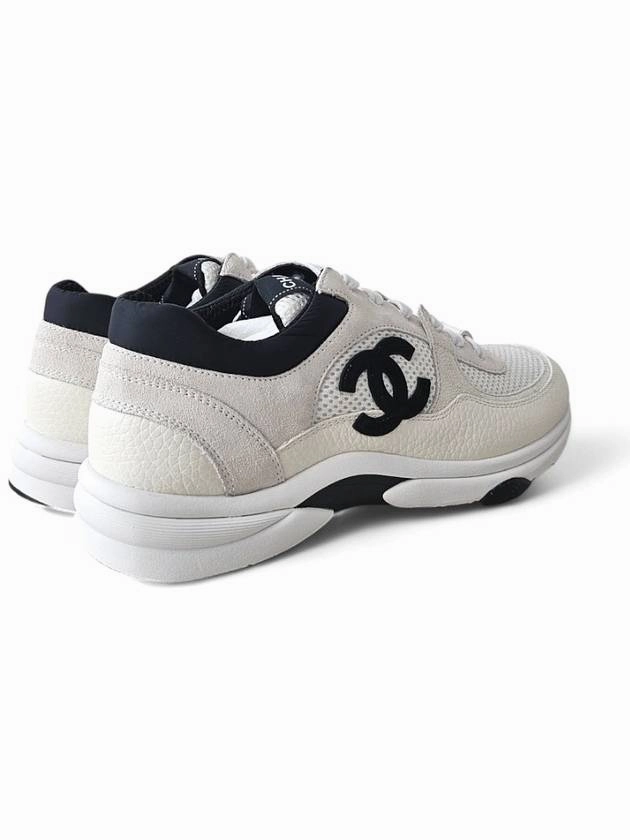 Tennis Court Shoes Nike CC Logo Suede Tennis Low Top Sneakers Black Chanel