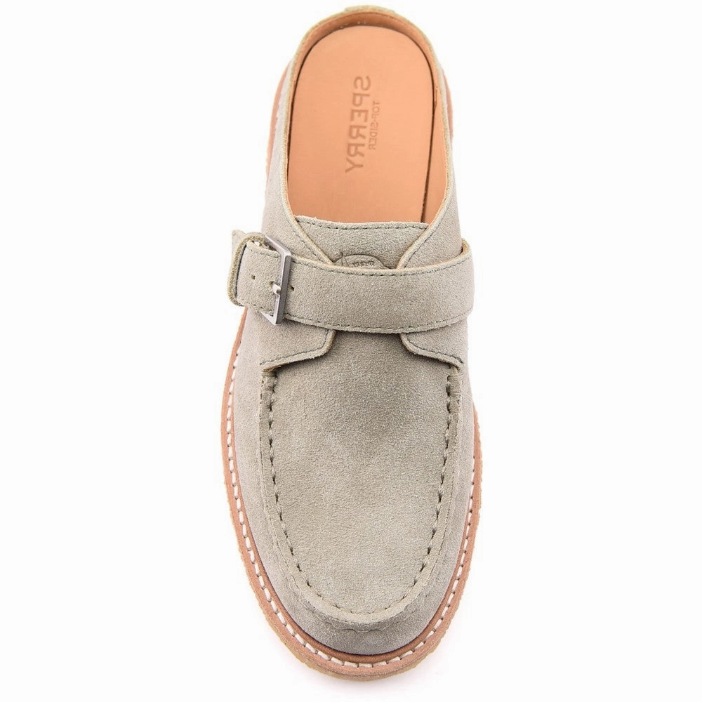 Sperry Captain Oxford Mule Round Toe Oxfords