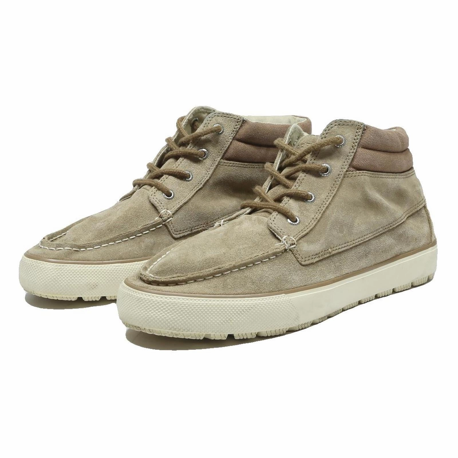 Boat Casual Shoes SPERRY Crest Vibe Mens Ankle Boots Beige Canvas UK 11 Casual Comfort Durable