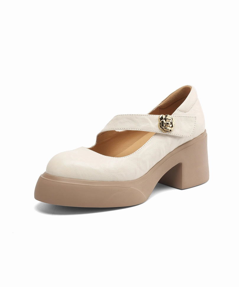 Splicing Chunky Loafer Fashion Sheepskin Black Shoes Lug Loafers