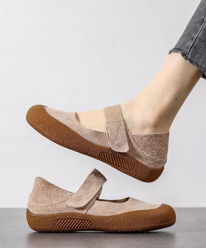 Splicing Green Casual Flats Buckle Platform Suede Strap Easy Spirit Caty Mary Jane Shoes