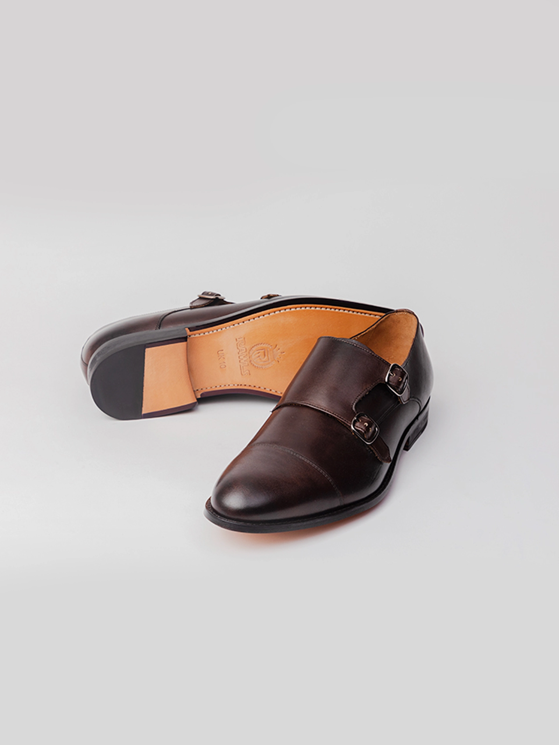 ARISTOCRAT DOUBLE MONKS - Dark Brown Prefer Brogues