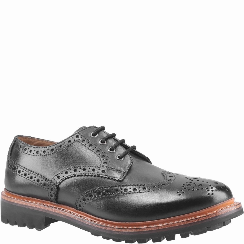 Cotswold Quenington Commando Goodyear Welt Shoe Elisha Brogues