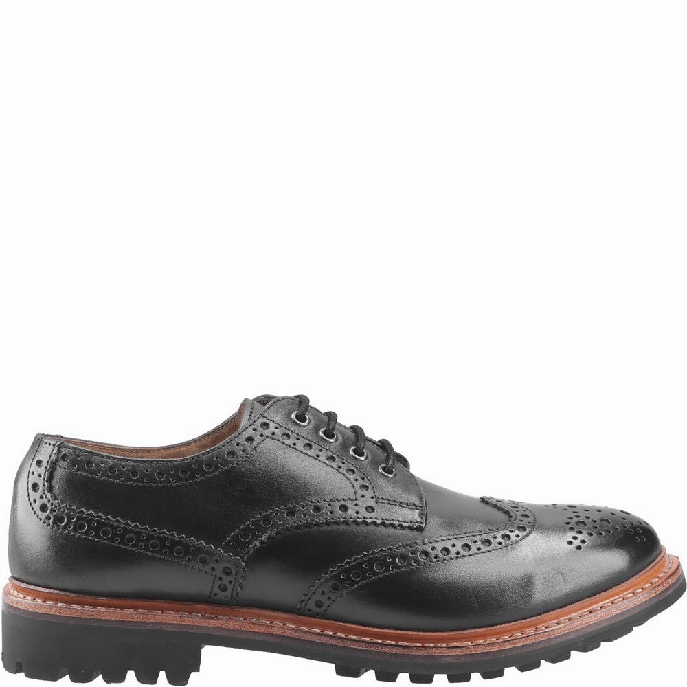 Cotswold Quenington Commando Goodyear Welt Shoe Casual Brogues With Jeans