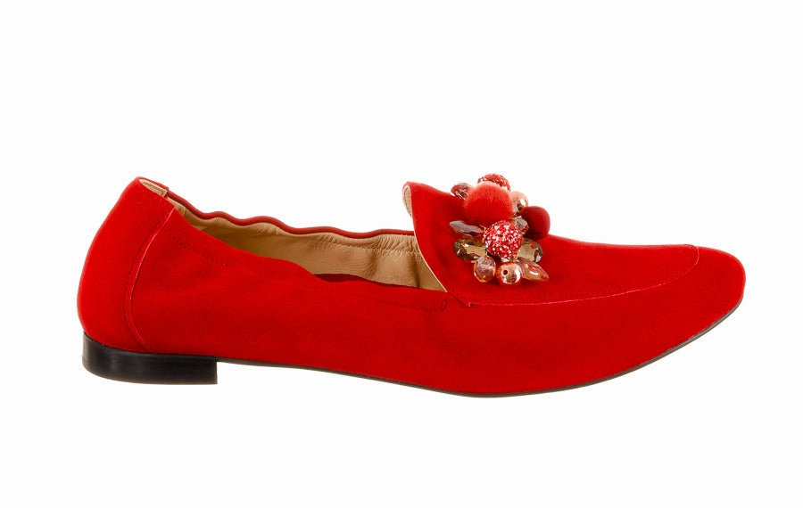 Jeans With Penny Loafers Pie Elyse Red