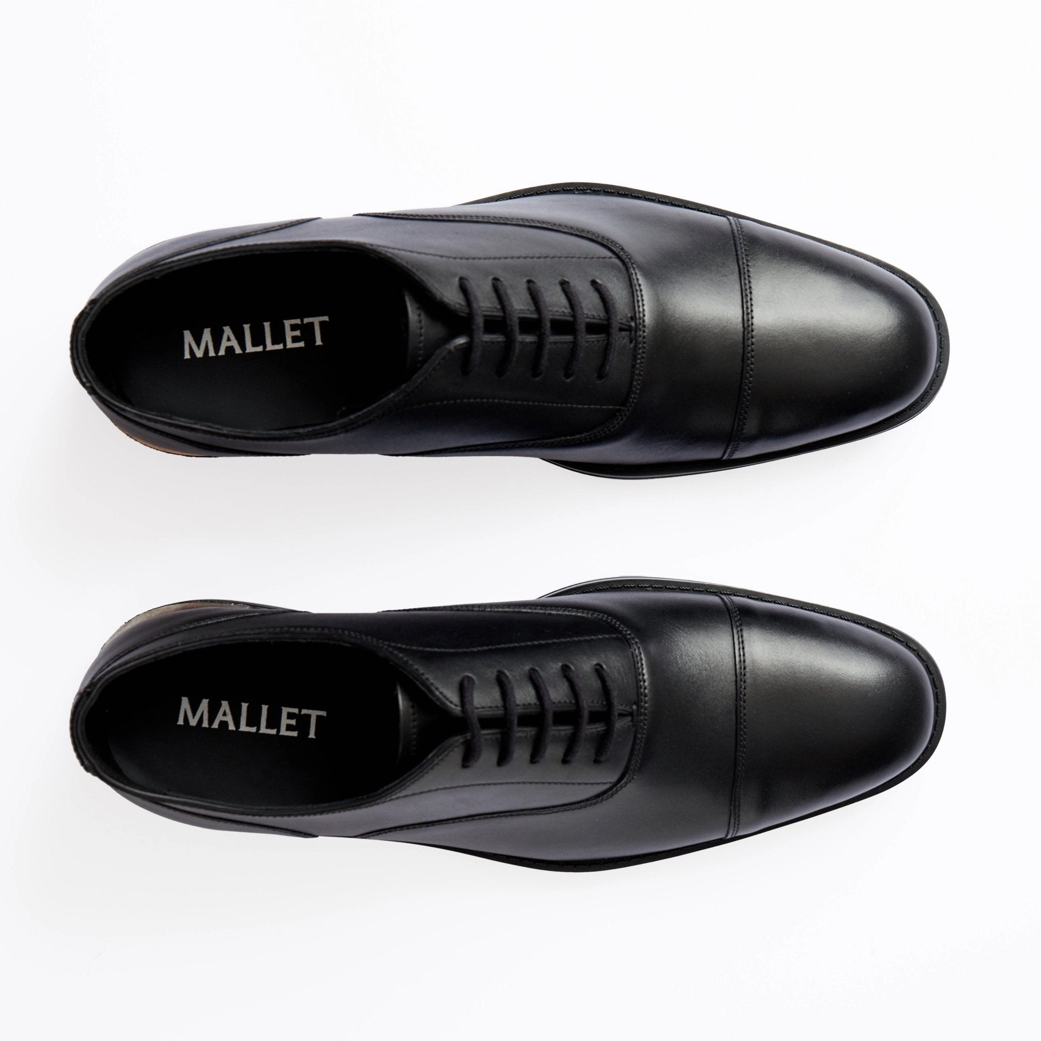 Stanmore Oxford Black øriginalgrand Energyweave Perforated Plain Toe Oxfords