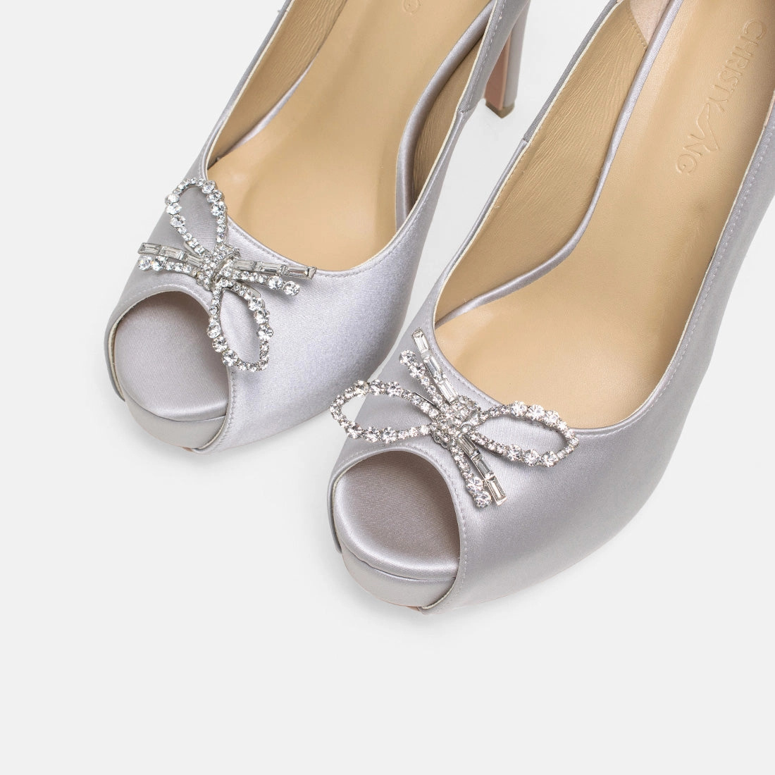 Super Comfortable Mary Jane Shoes Starling Silver Lining Love Wedding Pumps