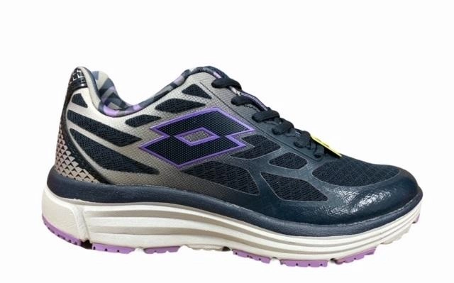 Lotto scarpa sneakers da donna Fox Ride AMF S4533 blu-viola Running Shoe For Hiking
