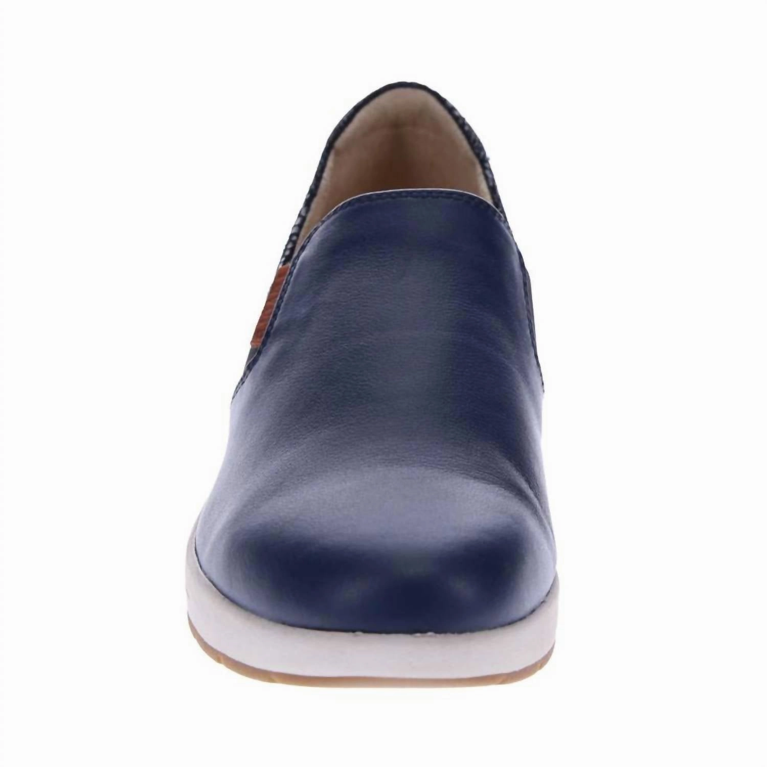 Suede Slip Ons Women's Panama Slip On Sneaker In Blue French/black Lizard