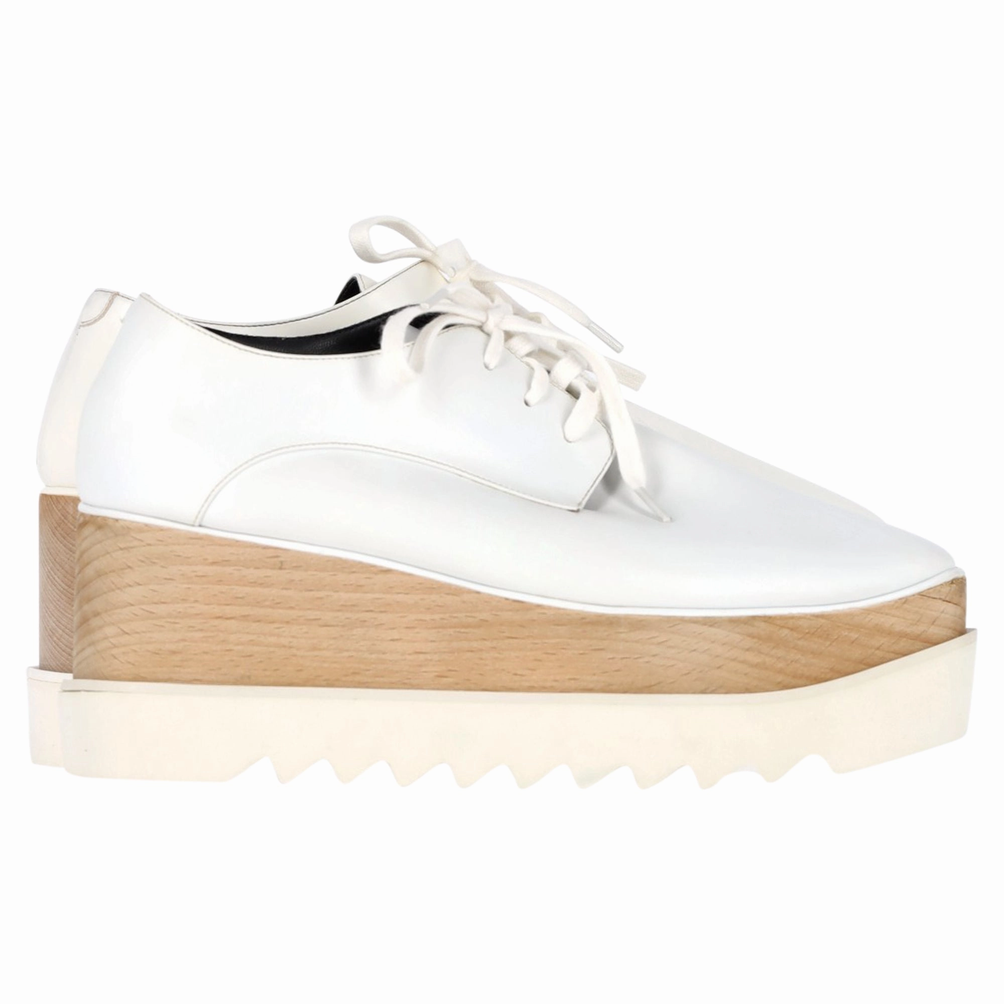 Stella McCartney Elyse Platform Lace-Up Shoes in White Faux Leather Sienna Mary Jane Shoe Josef Seibel
