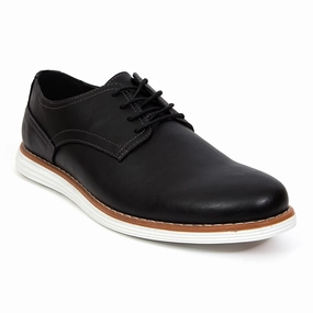 Men's Union in Black Twill Vs Poplin Vs Oxford