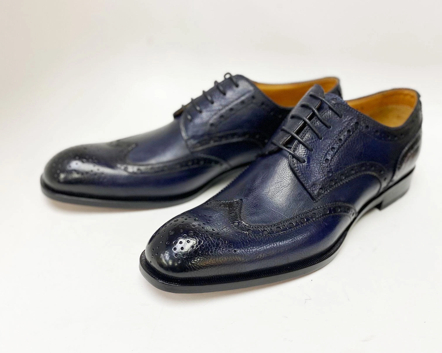Agl Patent Leather Oxfords Style: 6531-1233L-Navy