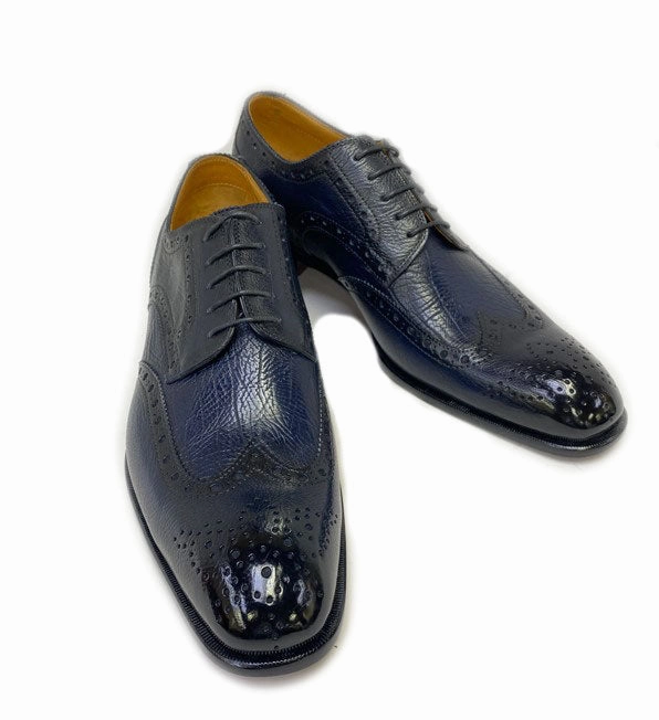 Style: 6531-1233L-Navy Casual Oxfords Shoes