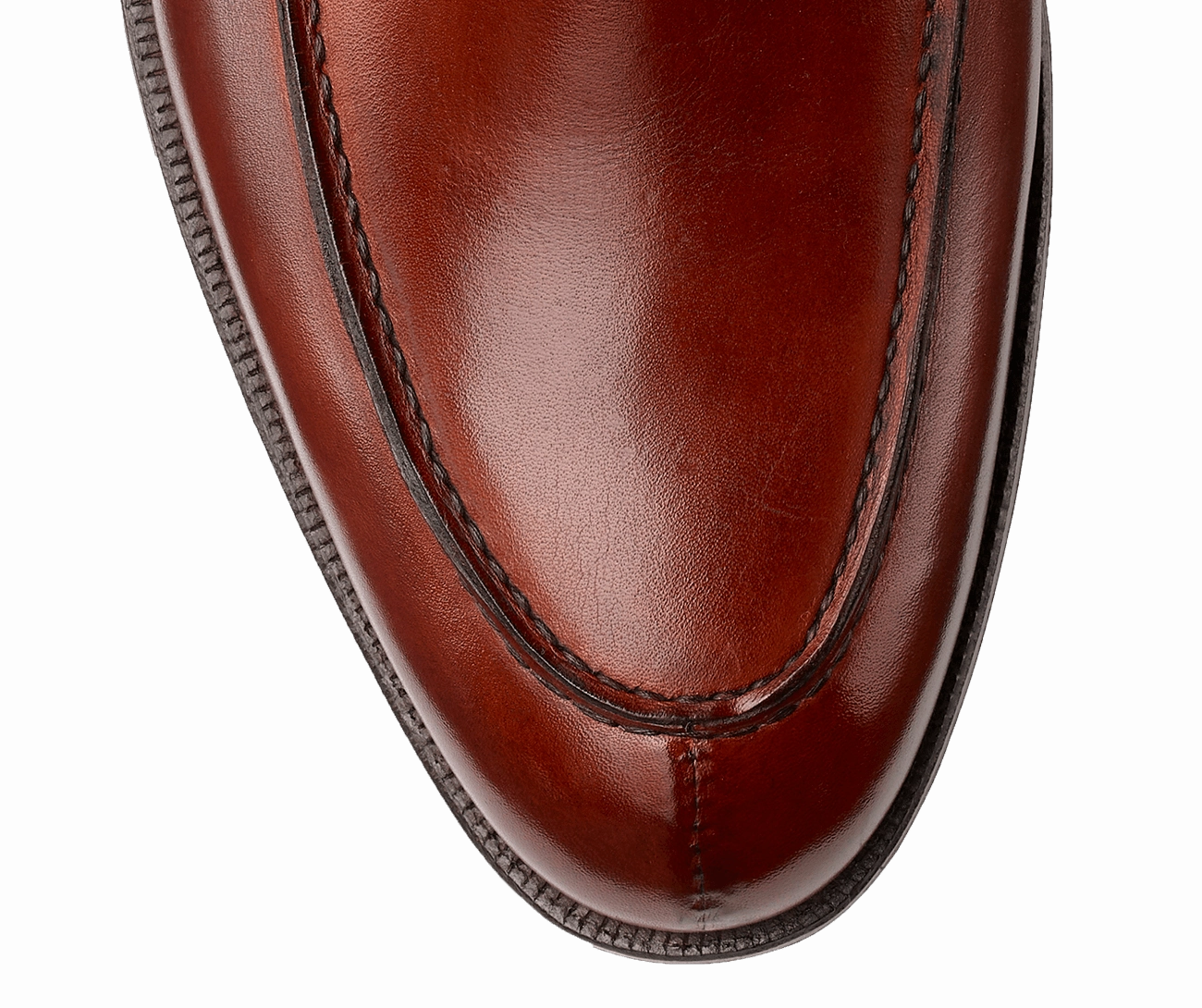 Lawrence 2 Chestnut Antique Calf Non Leather Brogues