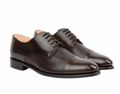 Style: Lauro-Brown Grandflex Dress Laser Oxfords