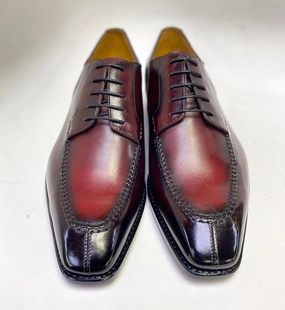 Style: Norman Plus! - Burgundy Oxford Button Down