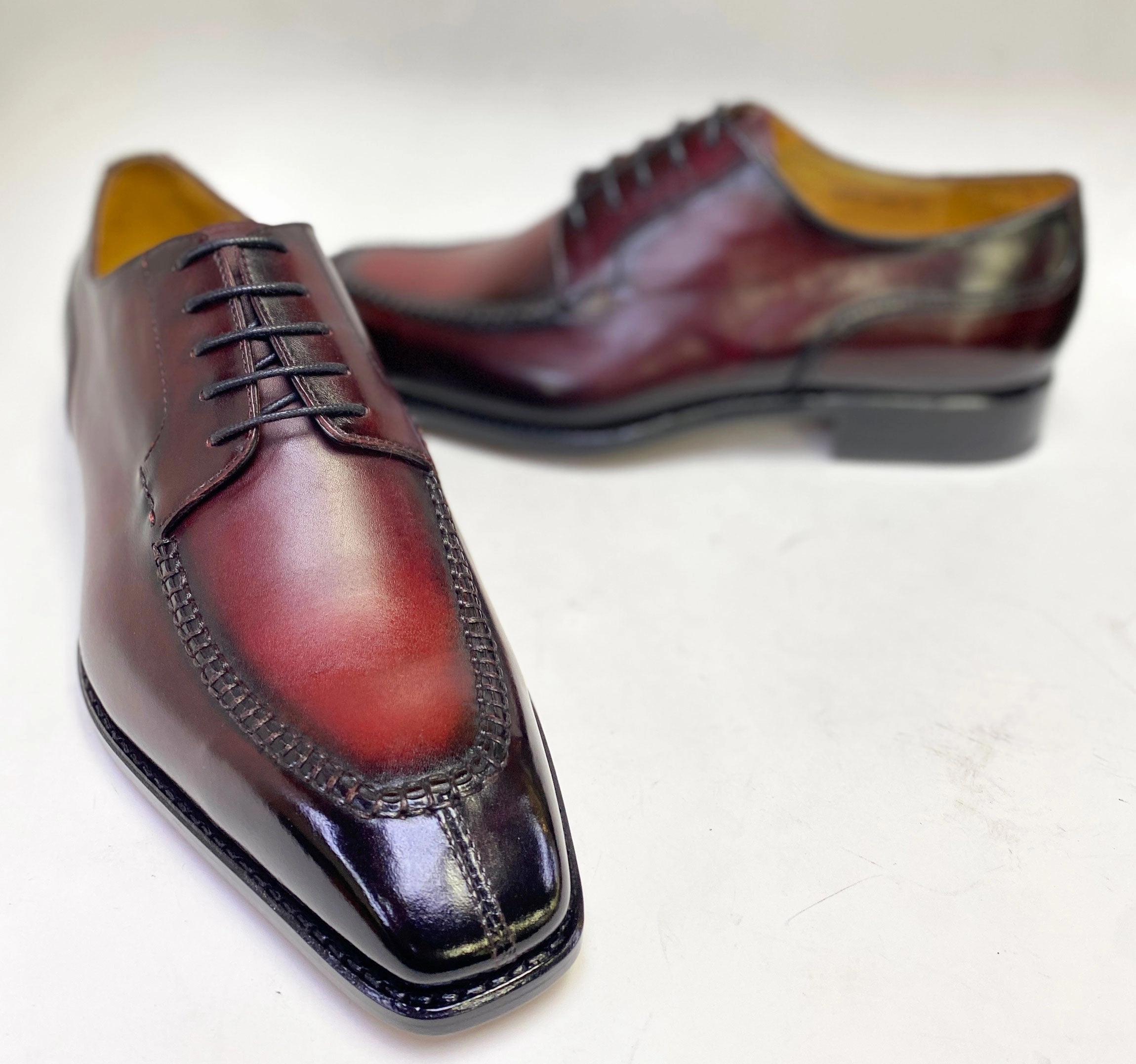 Oxford Toe Shoes Style: Norman Plus! - Burgundy