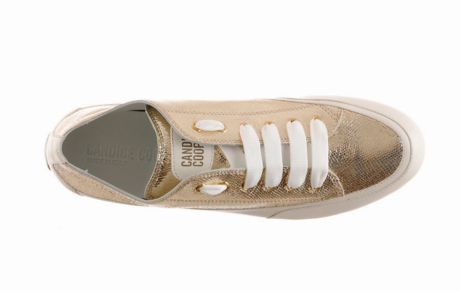 Cc Spark Gold Low Heel Brogues