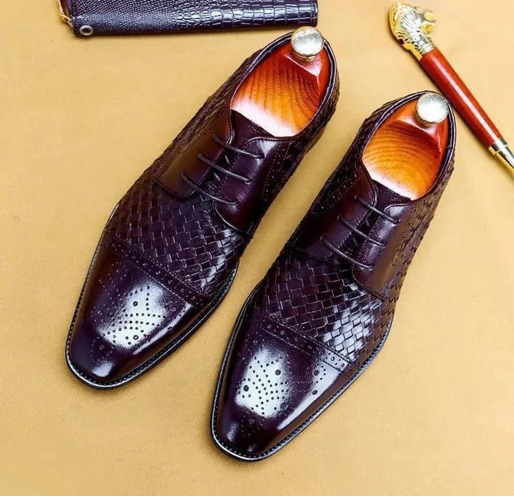 Men  Dress Shoes -  Urbano Leather Oxford Shoes Parties-mate Oxford