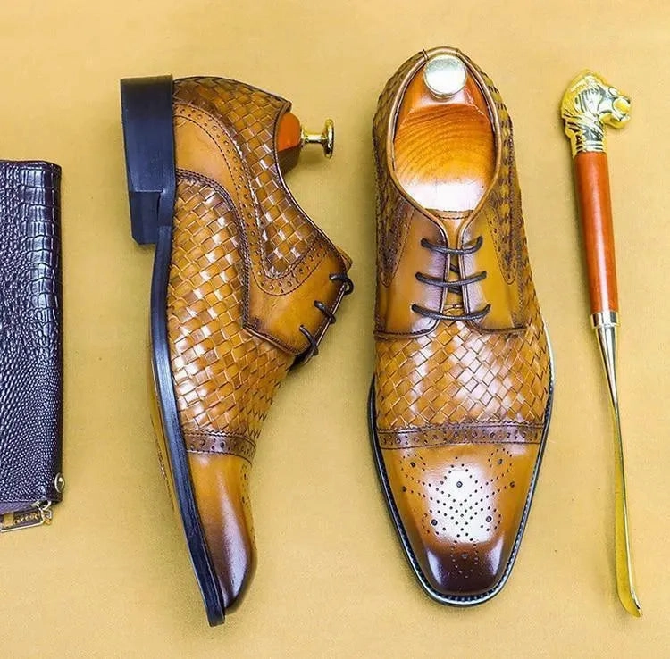 Oxfords With Skirts Men  Dress Shoes -  Urbano Leather Oxford Shoes