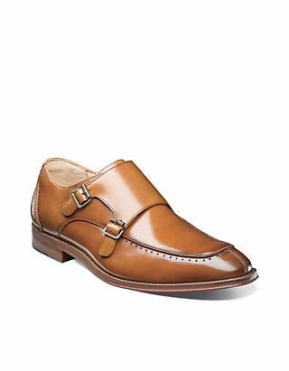 Tan Leather Brogues Stacy Adams Baldwin 25188