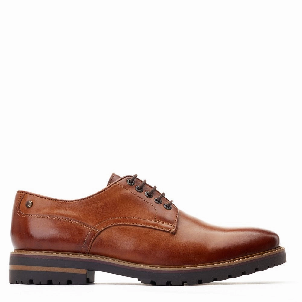 Snakeskin Lace Up Shoes Base London Halsey Washed Derby