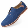 Classic Suede Oxford Shoes Fallo Dress Lace-up Almond Toe Oxfords
