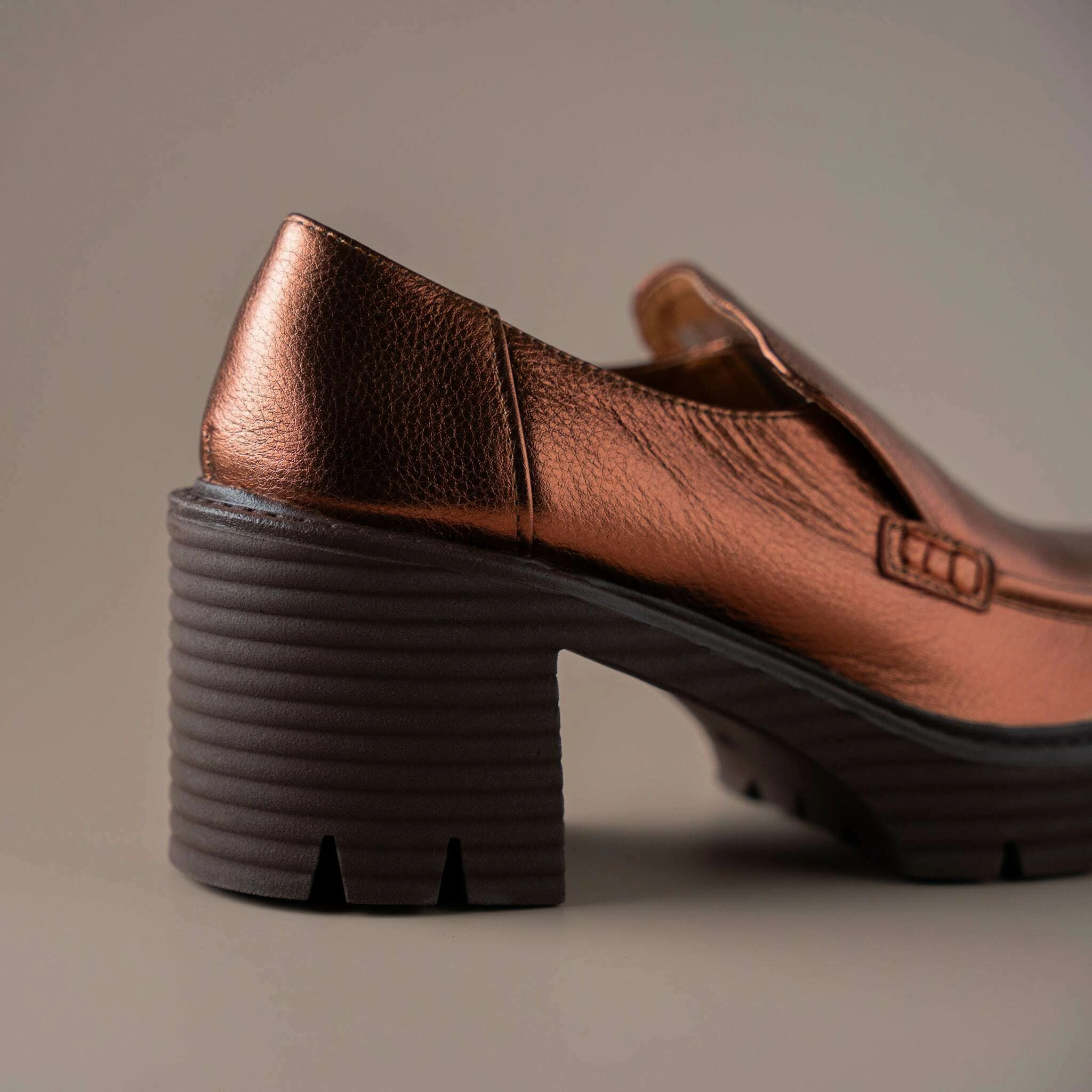 EOS - Malia - Rust & Black Sanders Loafers