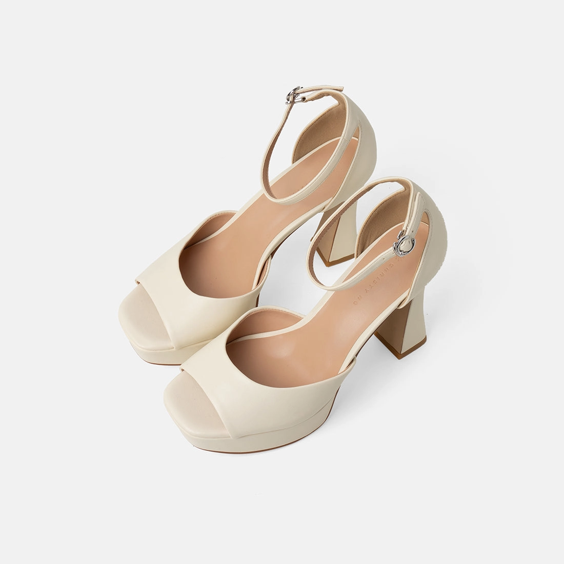 Faye Platform Heels Mary Jane Shoes For Walking