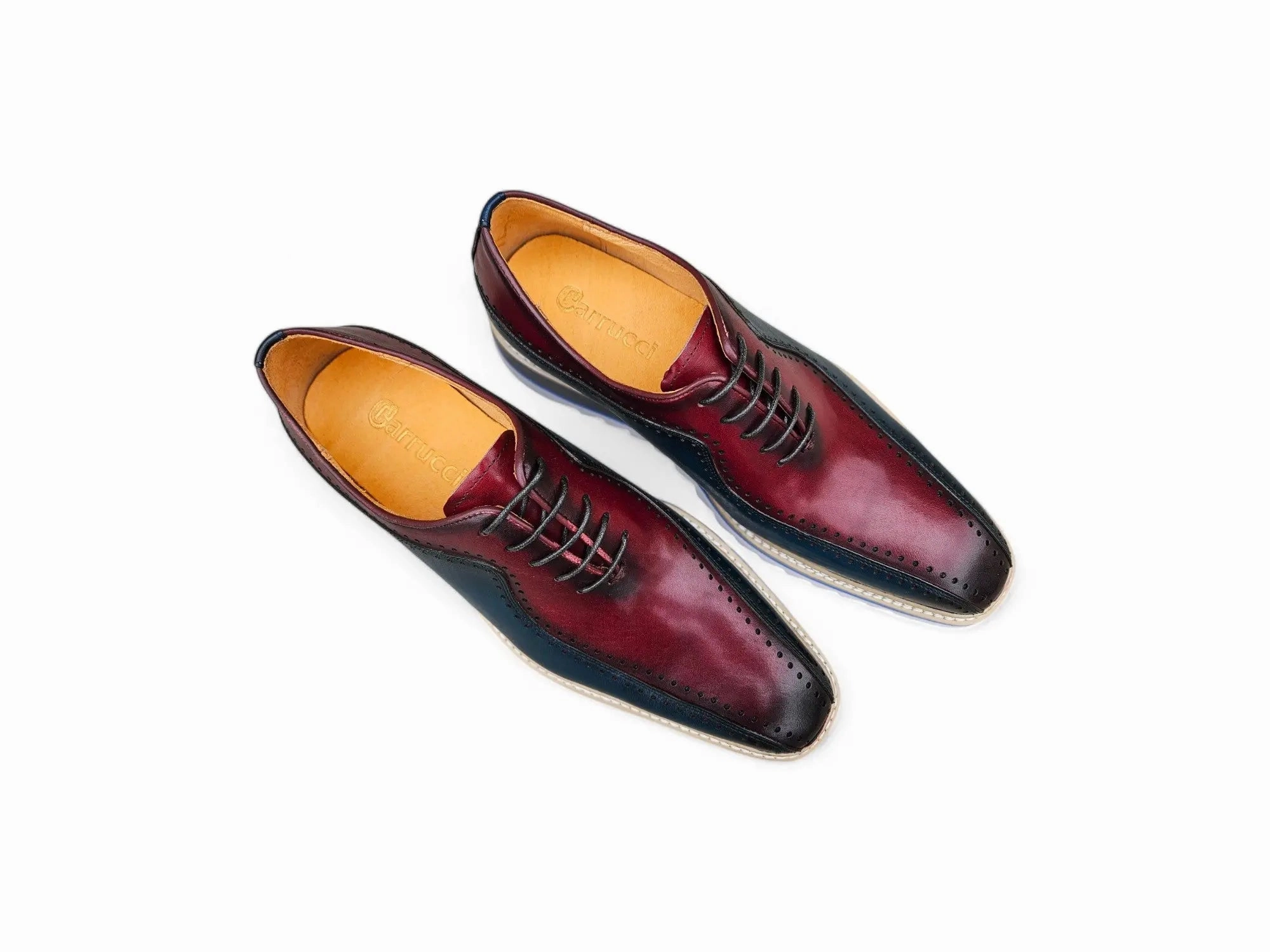 Wing Moc Toe Oxford Stylish Two-Tone Brogue Oxford