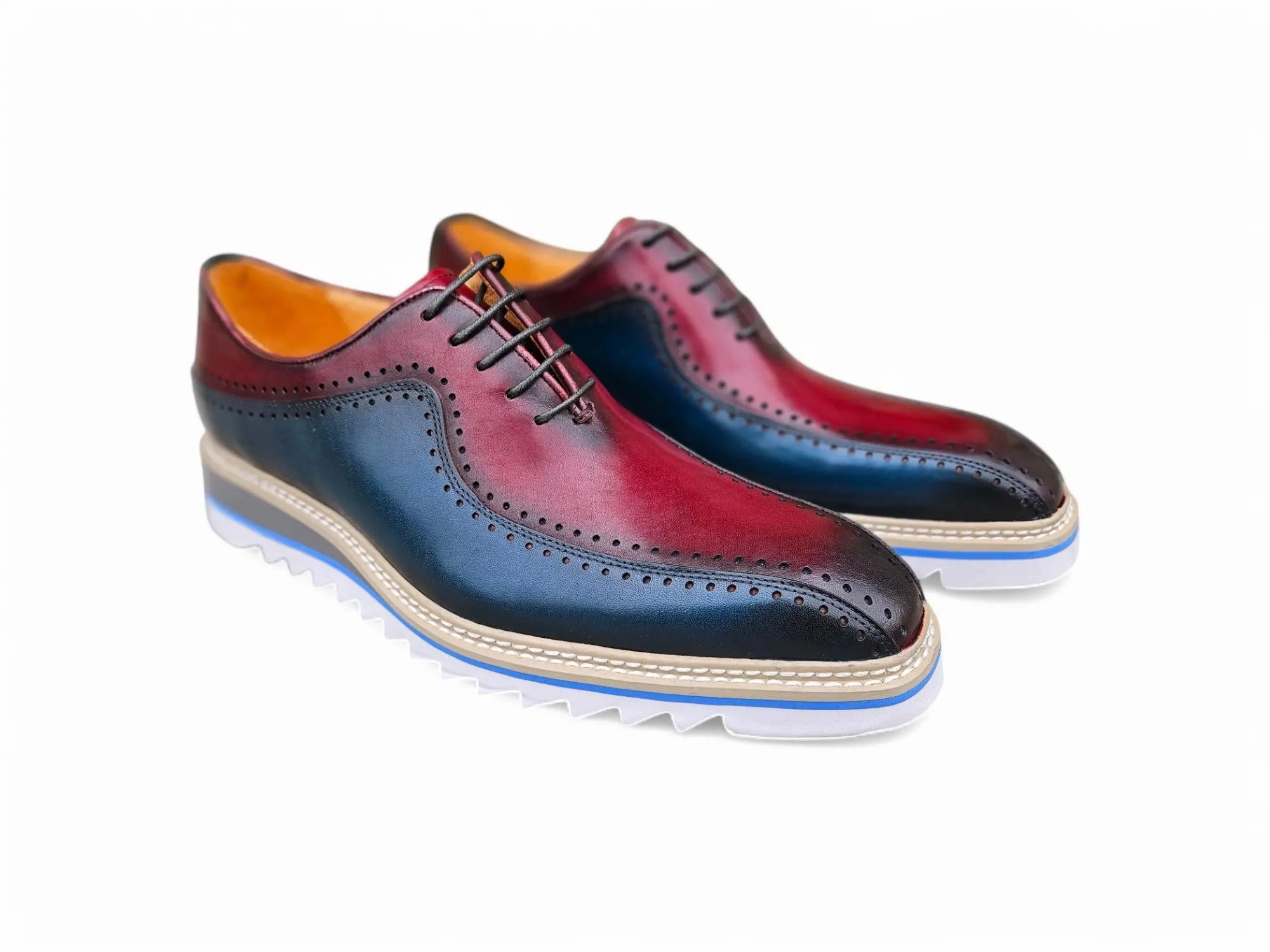 Bass Oxfords Stylish Two-Tone Brogue Oxford