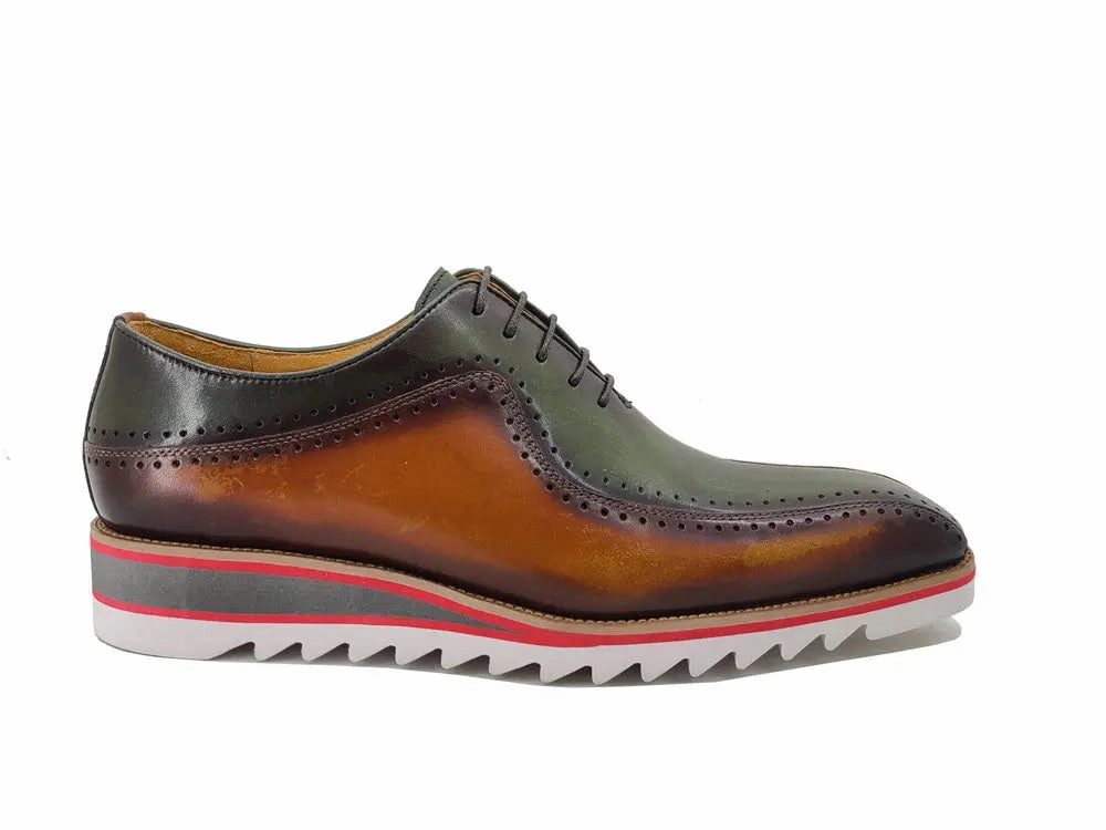 Stylish Two-Tone Brogue Oxford Best Cheap Oxfords
