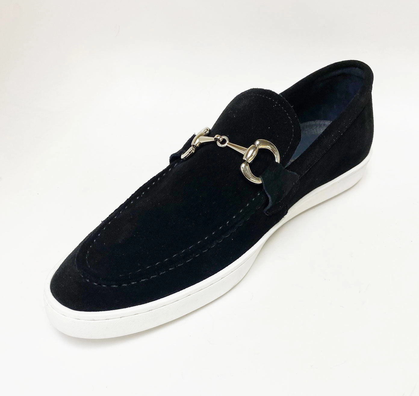 Slip On Popcush Suede Slip-On Horsebit Loafer Black