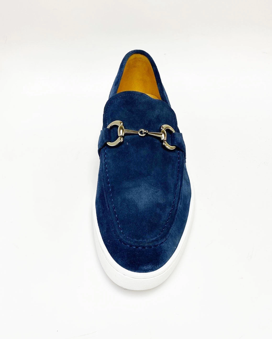 Suede Slip-On Horsebit Loafer Navy Best Slip On Waterproof Shoes