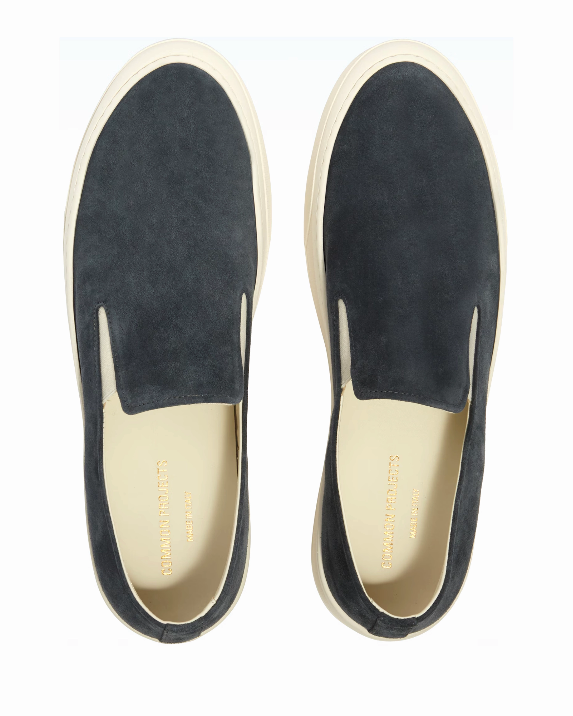 Slip-on Logo Sneakers Slip On In Suede Navy Suede 5231 4928