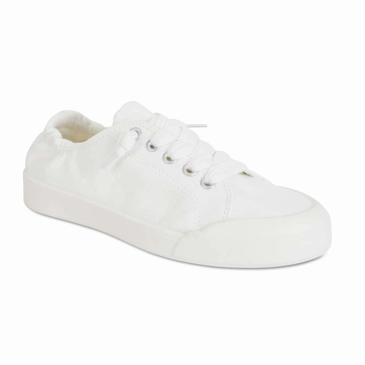 Air Force I Shadow Casual Shoes Switch Sneaker in White Canvas