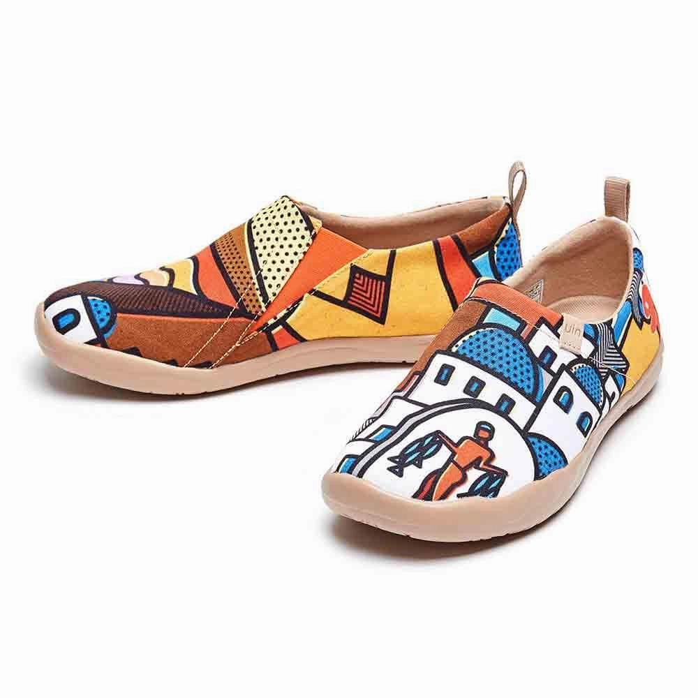 Sunset in Santorini Gravelle Low Leather Casual Shoes