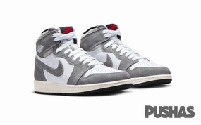 Basketball Shoes 2000 Jordan 1 Retro High OG 'Washed Black' GS (2023)