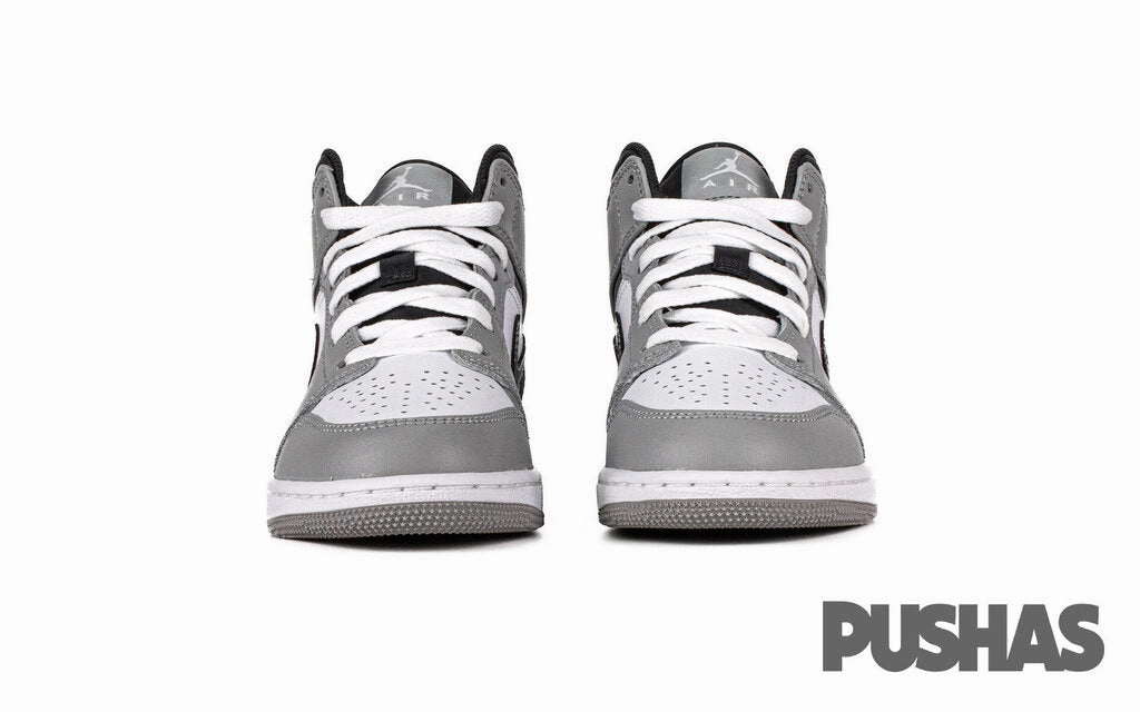 Basketball Air Jordan 1 Mid 'Light Smoke Grey Anthracite' GS (2022)
