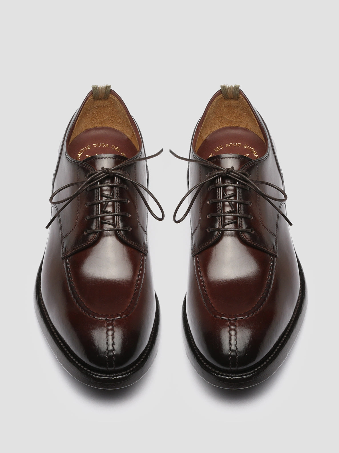 TEMPLE 005 - Burgundy Leather Derby Shoes Different Ways To Lace Up Shoes