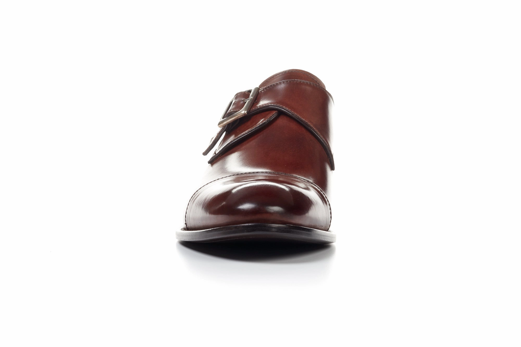 The Olivier Single Monk Strap - Brown Beckett Brogues