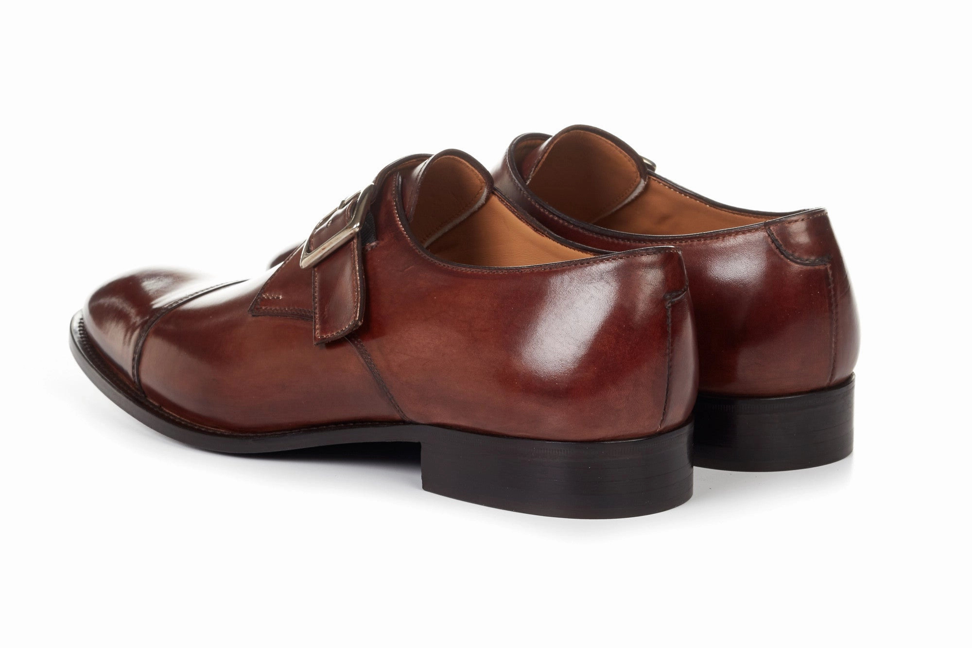 Shoe Embassy Brogues The Olivier Single Monk Strap - Brown