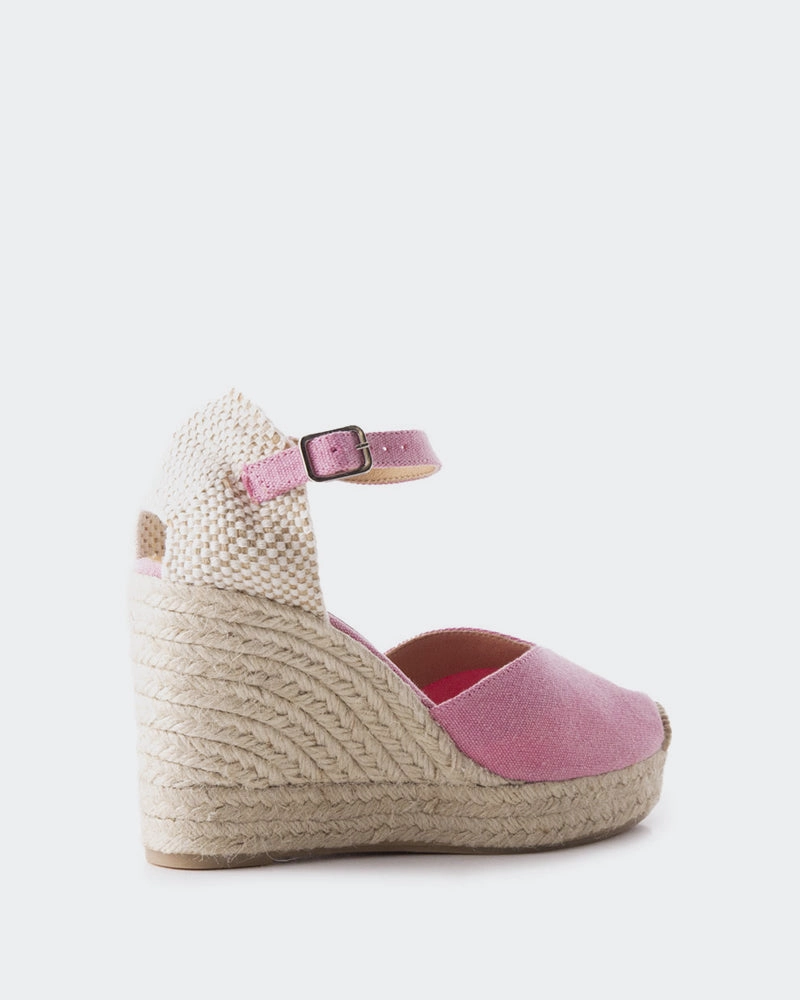 Petrolina Fuchsia Canvas All Weather Casual Slip On Shoes