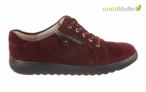 Wal Sanmarine Burgundy Ghillie Brogues Wide Width