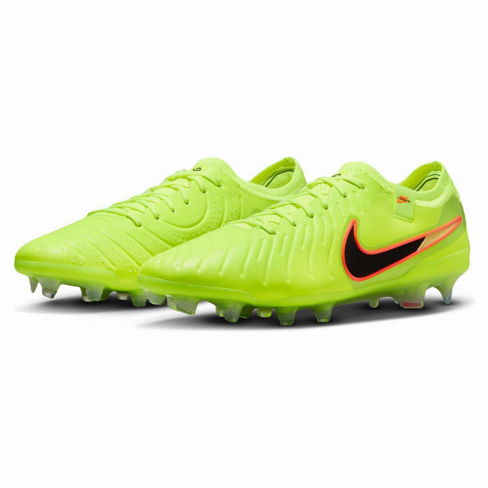 Neon Cleats Soccer Tiempo Legend 10 Elite Firm Ground Low Top Men's Football Boots