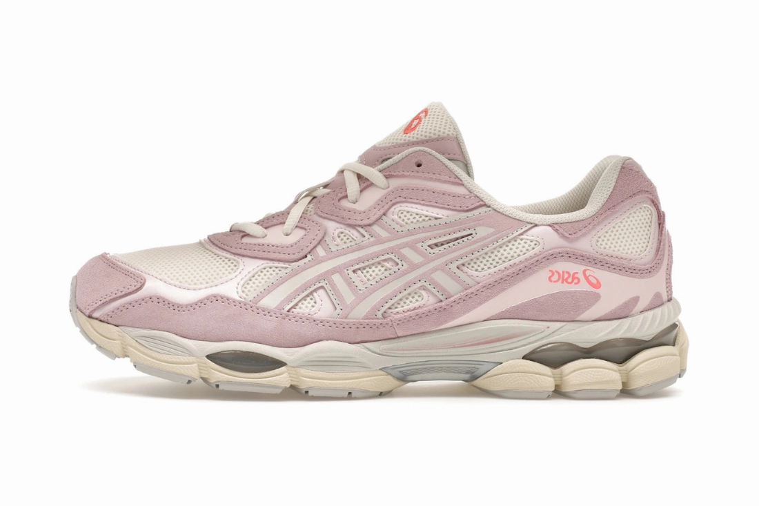 ASICS Gel-NYC Cream Rose Water Asics Gel Nimbus Running Shoe