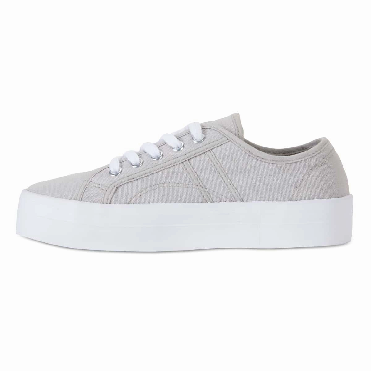 Casual Mule Shoes Scott Sneaker in Grey Canvas