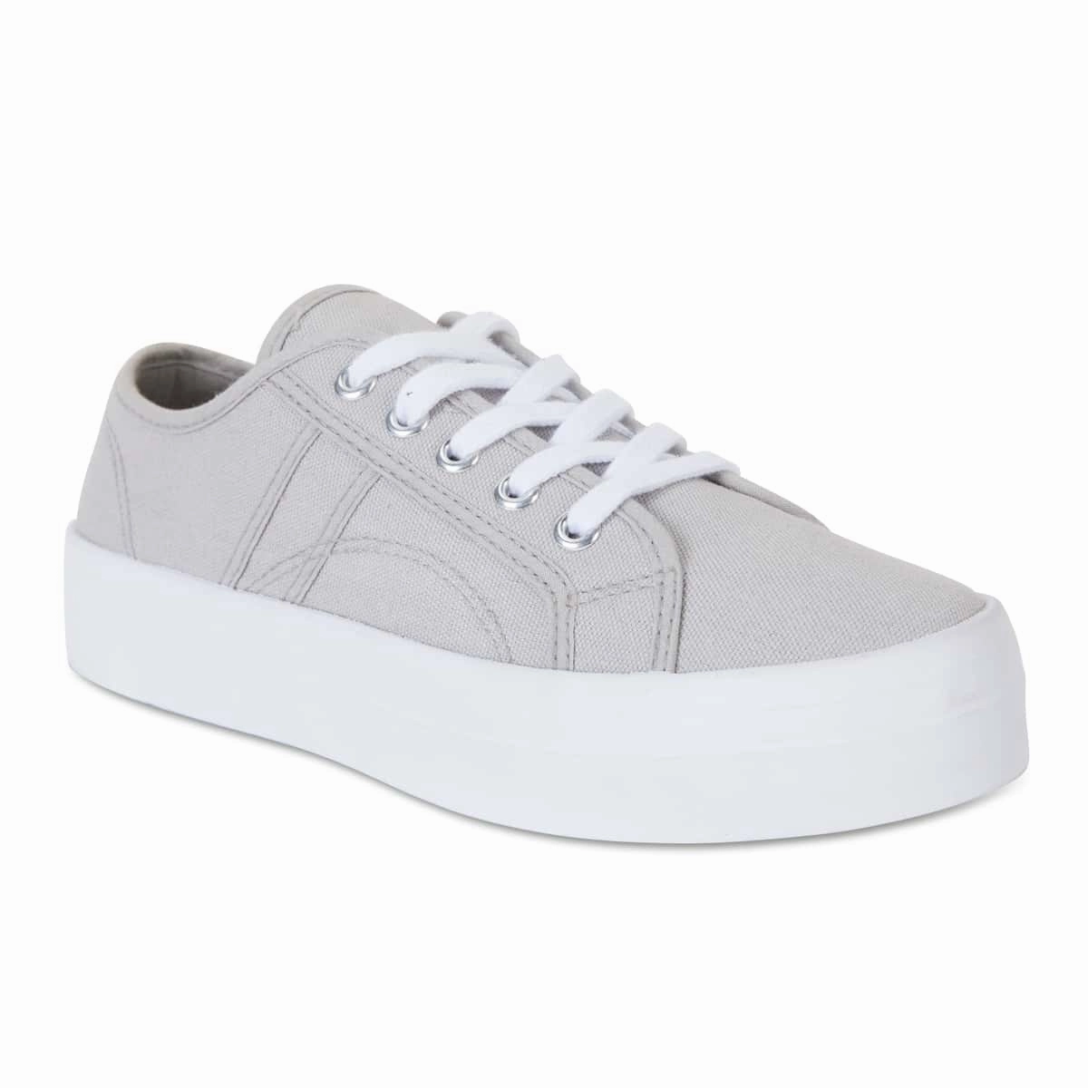 Scott Sneaker in Grey Canvas Casual Leisure Shoe